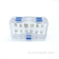 Caja de chapa de cerámica de cuidado oral personal dental